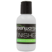 Greenway’s Finisher, mild abrasive polish and leveler, light swirl mark remover, clumping, dusting, and silicone, 2 ounces.