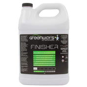 Greenway’s Finisher, mild abrasive polish and leveler, light swirl mark remover, clumping, dusting, and silicone, 1 gallon.
