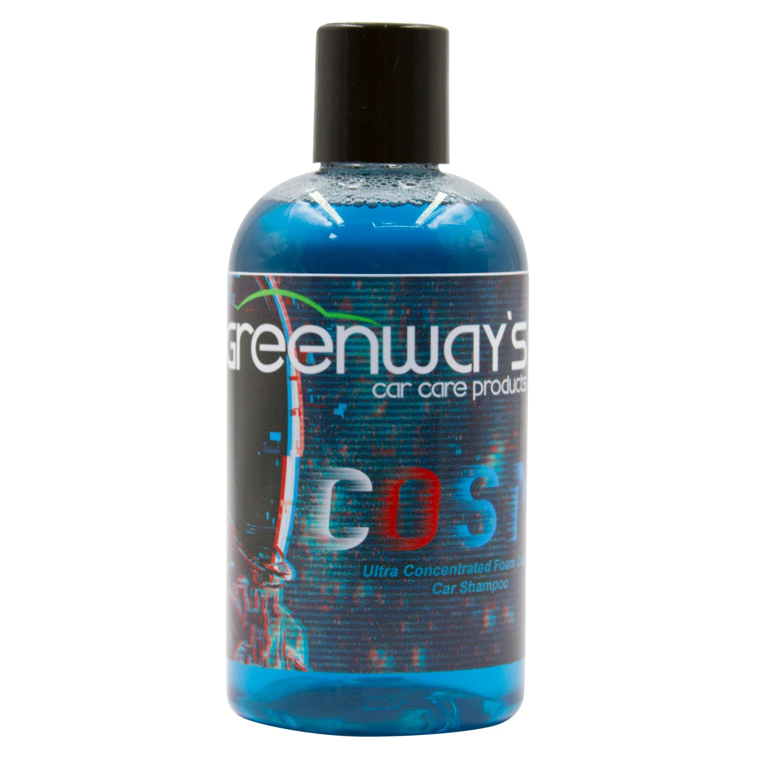 Greenway’s Car Care Products, Cosmo, ultra-concentrated, pH neutral, low or high-pressure foam cannon car shampoo, 8 ounces.