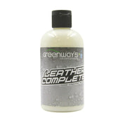 Greenway’s Leather Complete, leather scented, leather vinyl and plastic cleaner, softener and conditioner. 8 ounces.