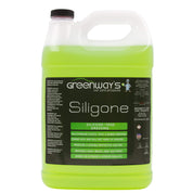 Greenway’s Siligone, silicone-free water-based, deep shine engine and exterior dressing, green apple lime scented, 1 gallon.