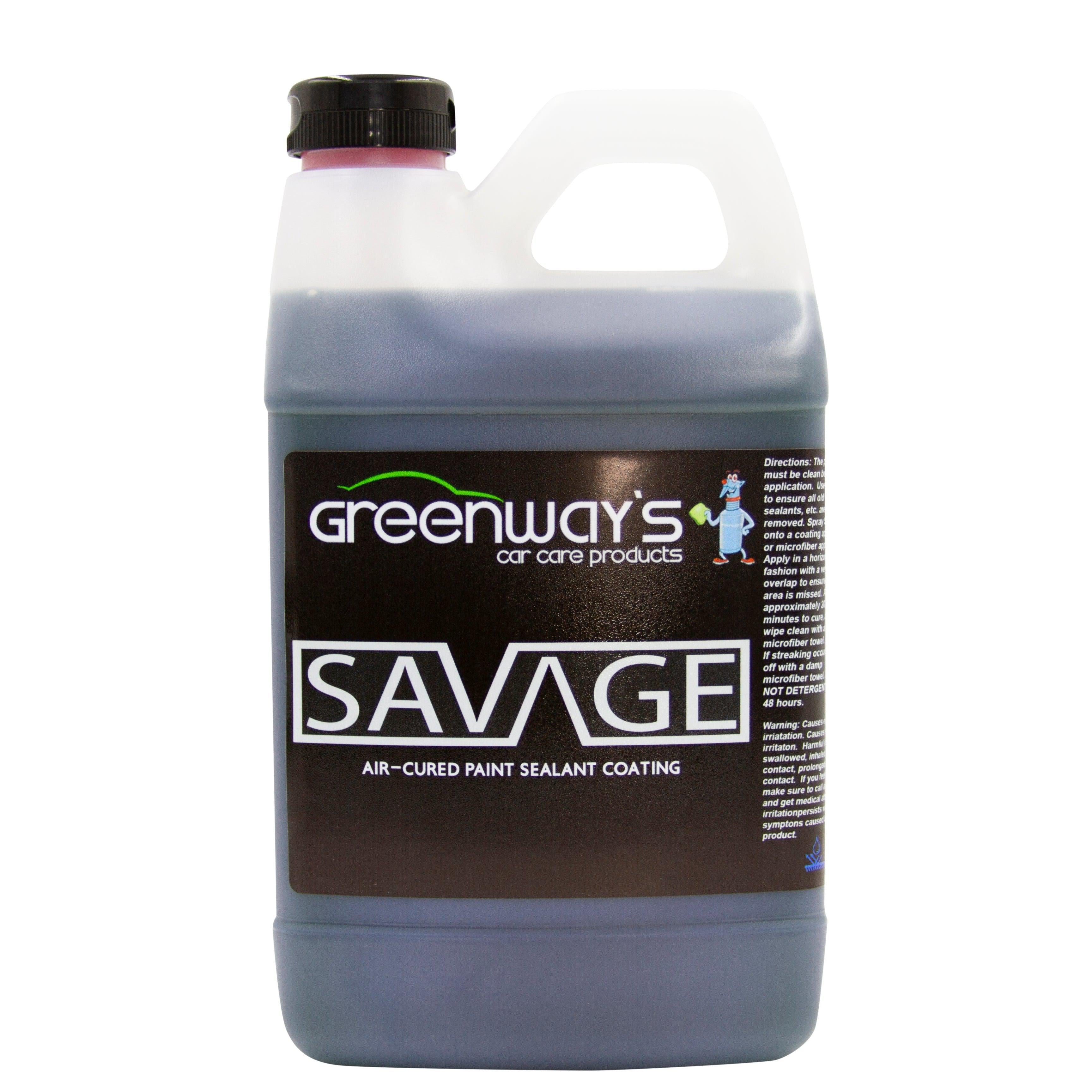 Savage- Air Cured Paint Sealant Coating – Greenway's Car Care Products