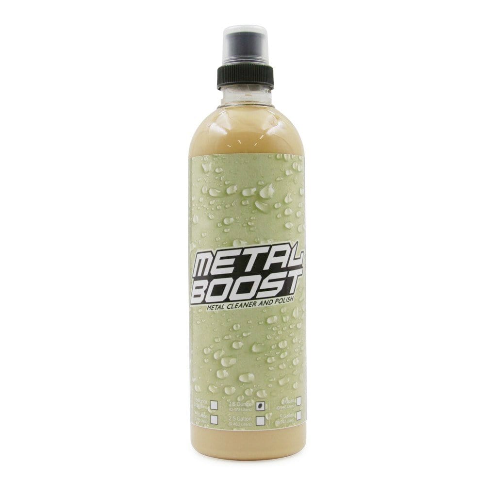  Greenway’s Metal Boost, cleans, polishes, and removes rust, discoloration, and light scratches on most metals. 16 ounces.