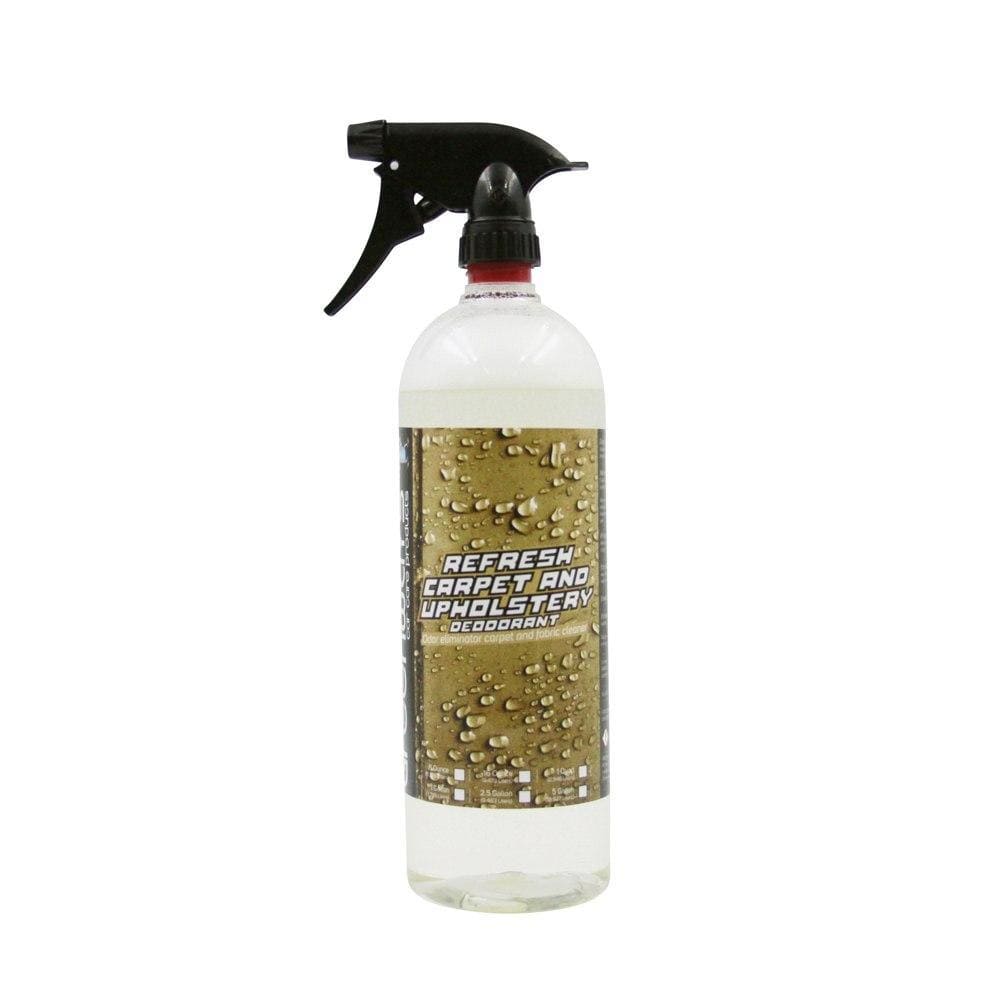  Greenway’s Refresh Carpet & Upholstery Deodorant, low- foaming concentrated formula, permanent odor removal, 32 ounces.