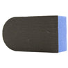 Fine grade blue auto detailing clay sponge with a rubber polymer surface.