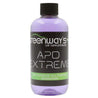 Greenway’s APD Extreme Degreaser, strong formula for tires, wheel wells, engines, heavy machinery, undercarriage, 8 ounces.