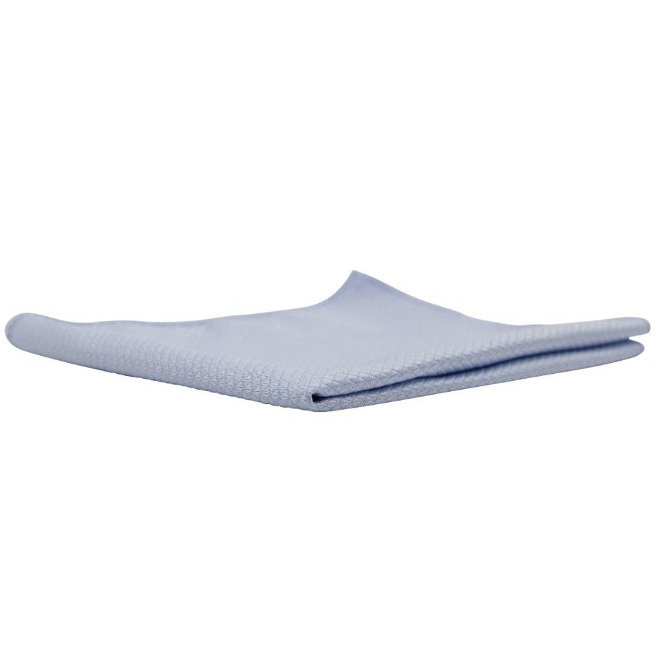 Microfiber Window Towel- Blue Diamond Pattern
