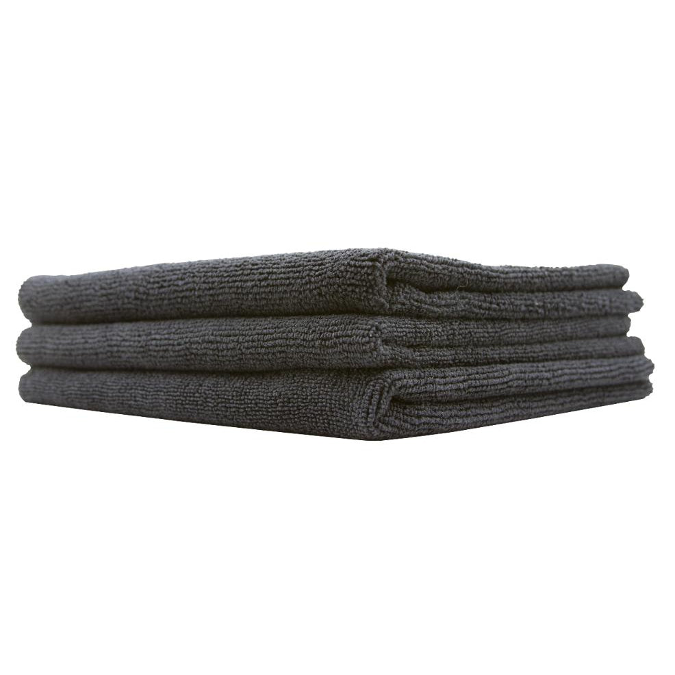 Thick Edgeless Microfiber Towel, Gray