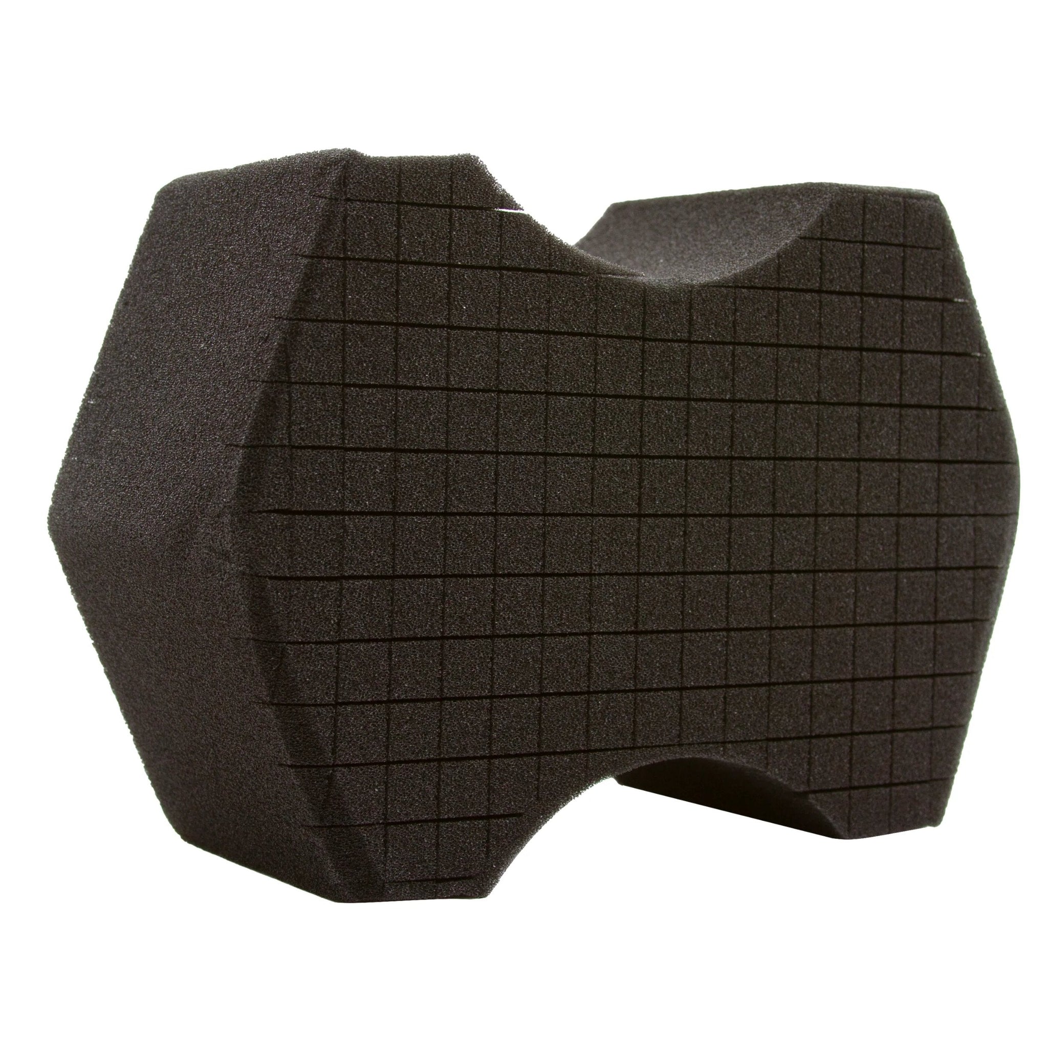 2 Pcs Ultra Black Car Wash Sponge Cross Cut Design Foam Sponge Softer Feel  Black Sponge for Soap and Rinseless Washes, Car Detailing and Washing