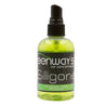 Greenway’s Siligone, silicone-free water-based, deep shine engine and exterior dressing, green apple lime scented, 4 ounces.