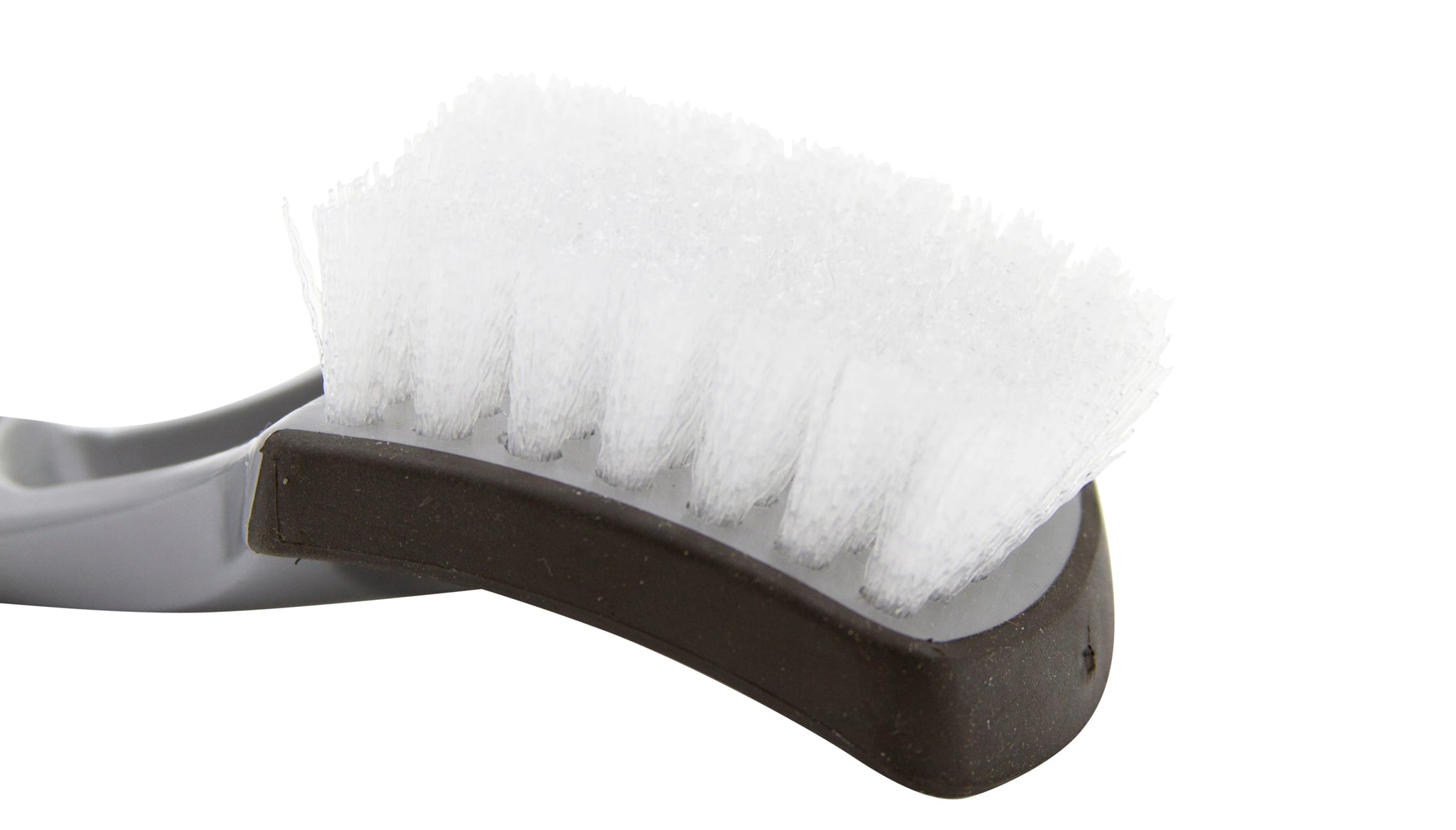Low-Profile Tire, Wheel Well and Whitewall Cleaning Brush