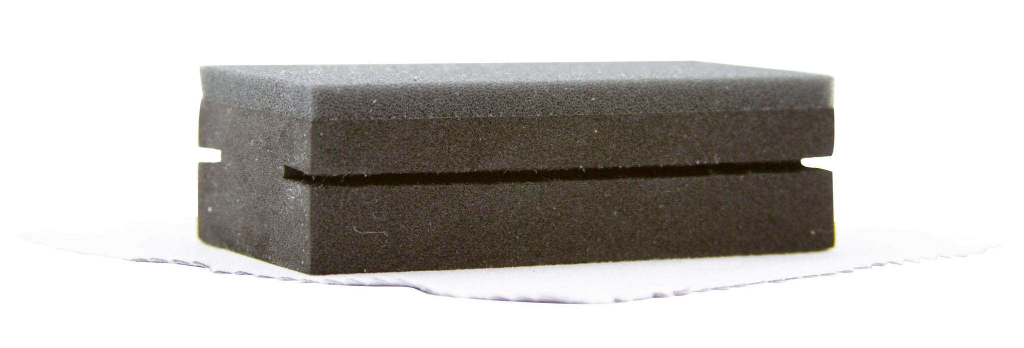 Ceramic coating foam block with microfiber cloth