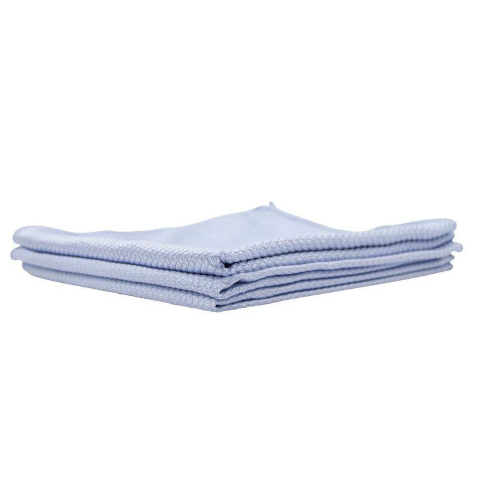 Microfiber Window Towel- Blue Diamond Pattern