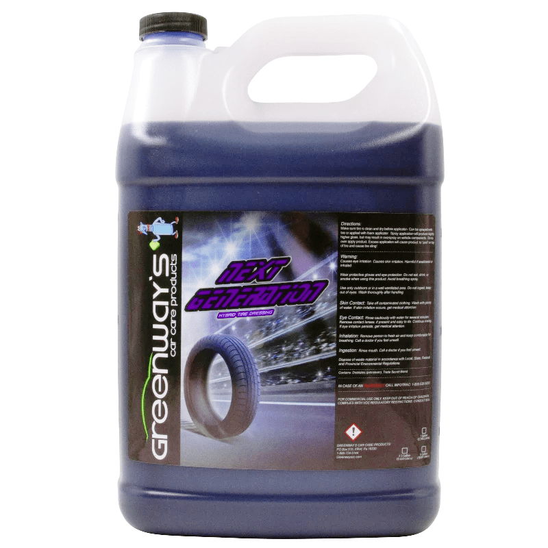 Horizon  High Gloss Water-Based Silicone Free Tire Shine – Greenway's Car  Care Products